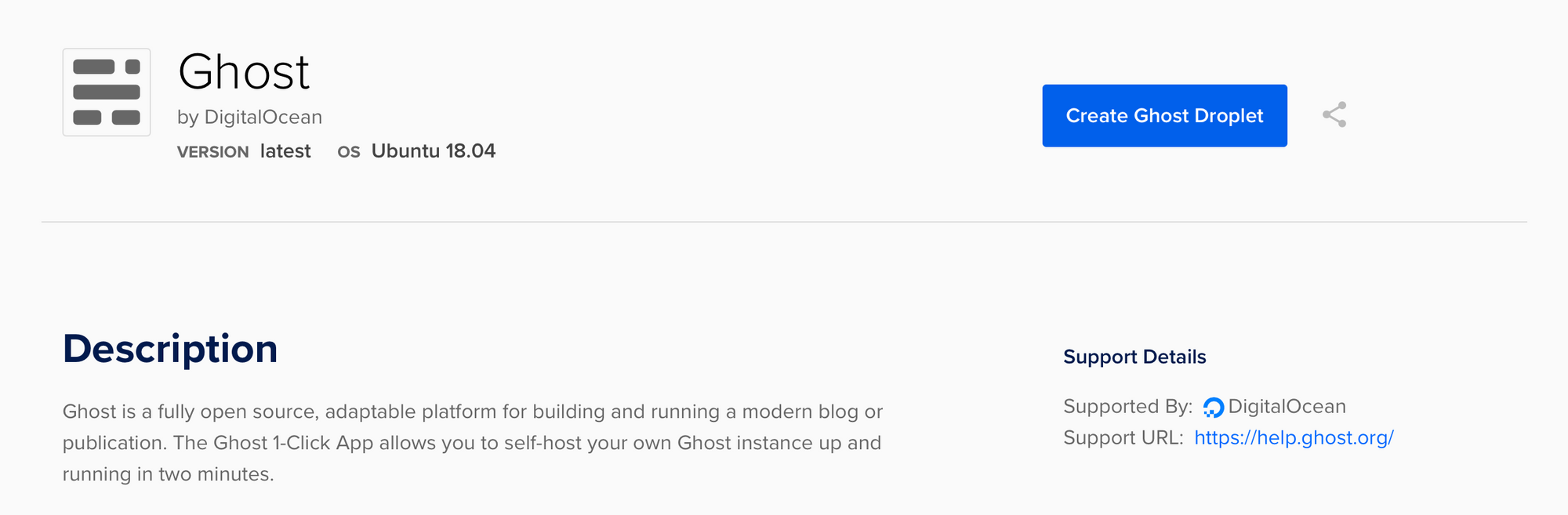 Start a cheap blog using Ghost